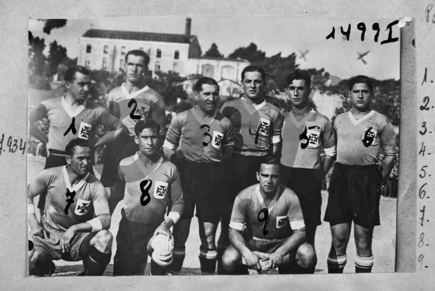 CF Os Belenenses 1933-34 Home Kit