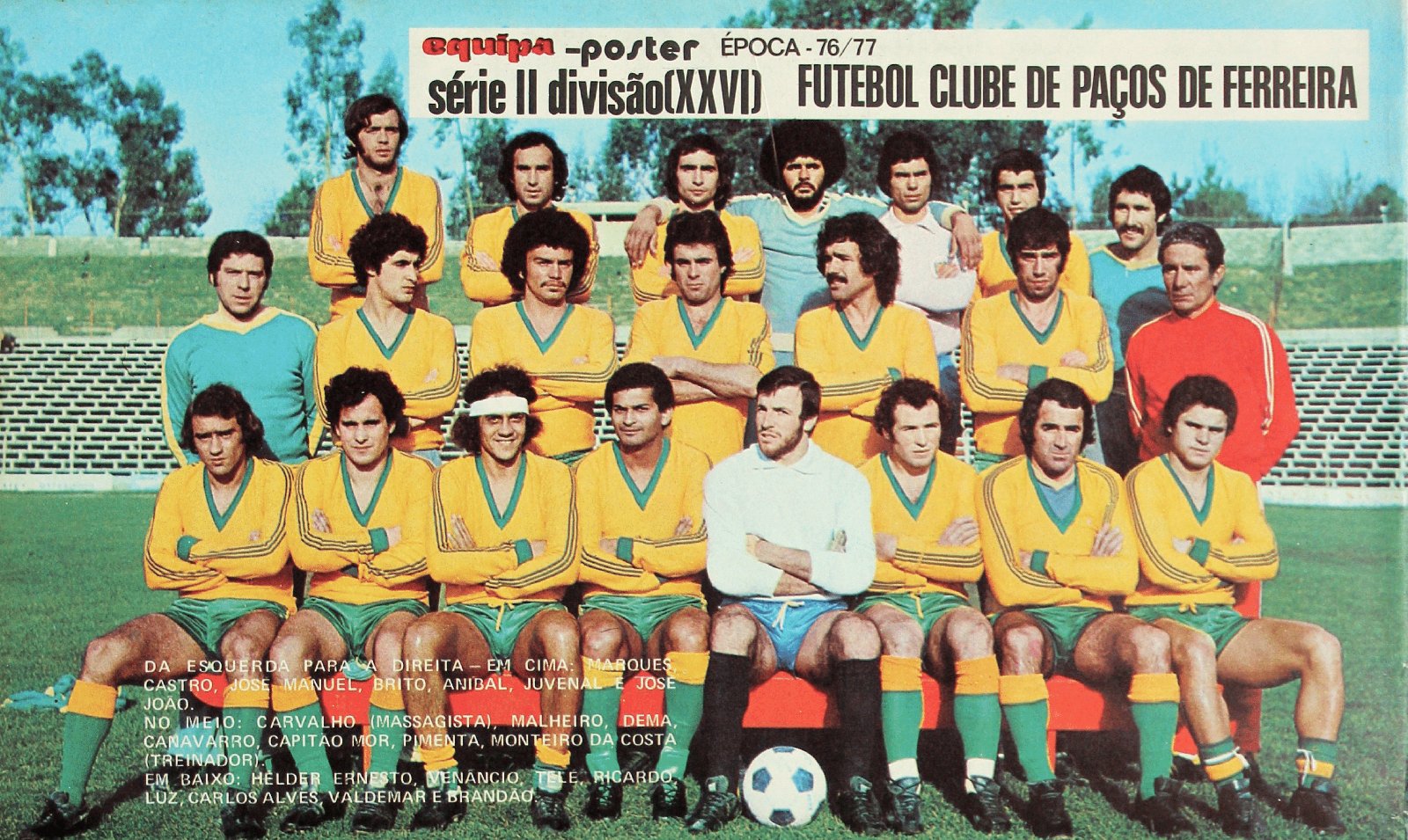 Paços de Ferreira 1976-77 Home Kit