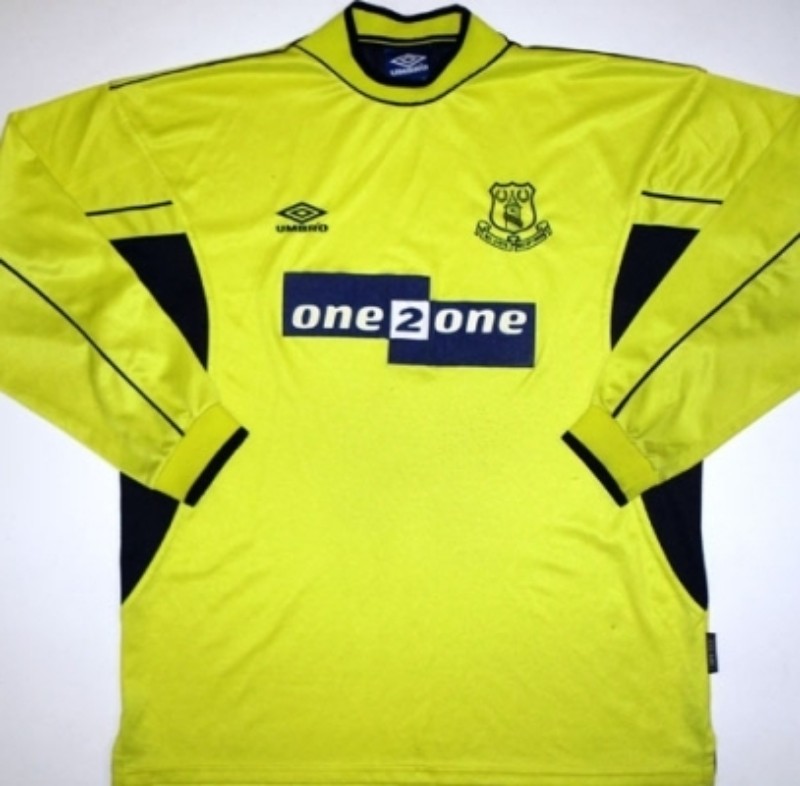 Everton FC 1998-99 GK Away Kit