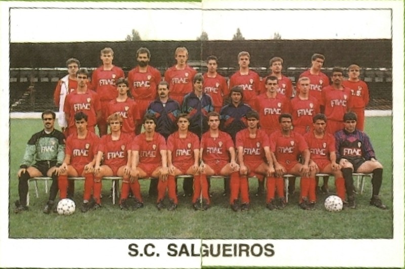 Sport Comércio e Salgueiros 1990-91 Home Kit