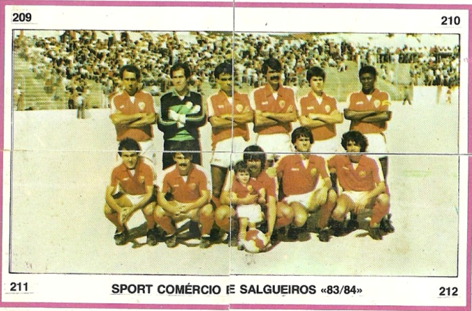 Sport Comércio e Salgueiros 1983-84 Home Kit