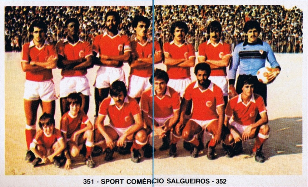 Sport Comércio e Salgueiros 1982-83 Home Kit