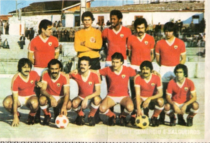 Sport Comércio e Salgueiros 1979-80 Home Kit
