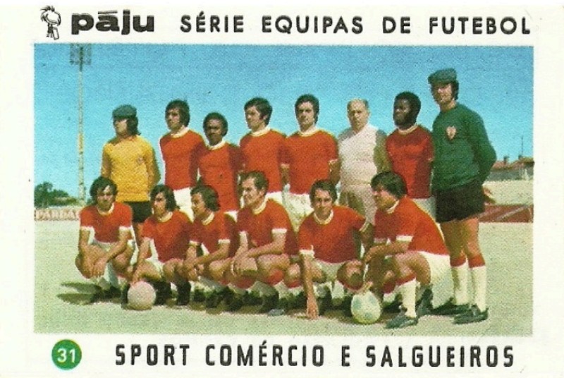 Sport Comércio e Salgueiros 1973-74 Home Kit