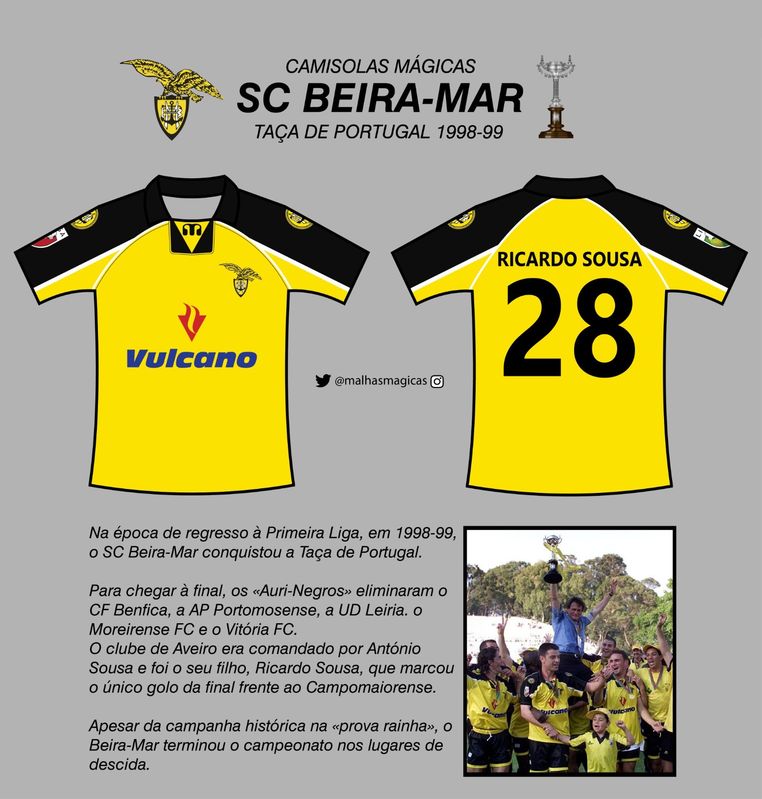 SC Beira-Mar 1998-99 Home Kit