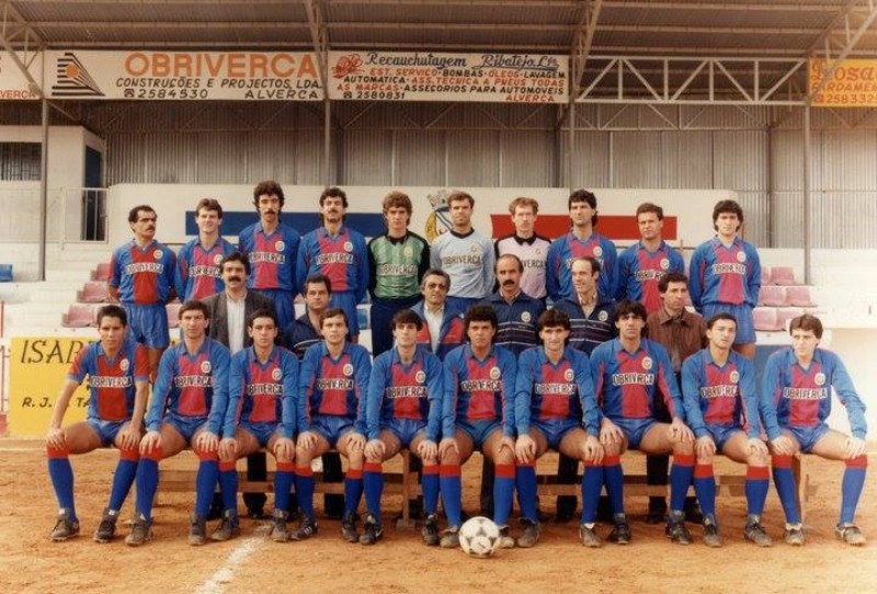 FC Alverca 1987-88 Home Kit
