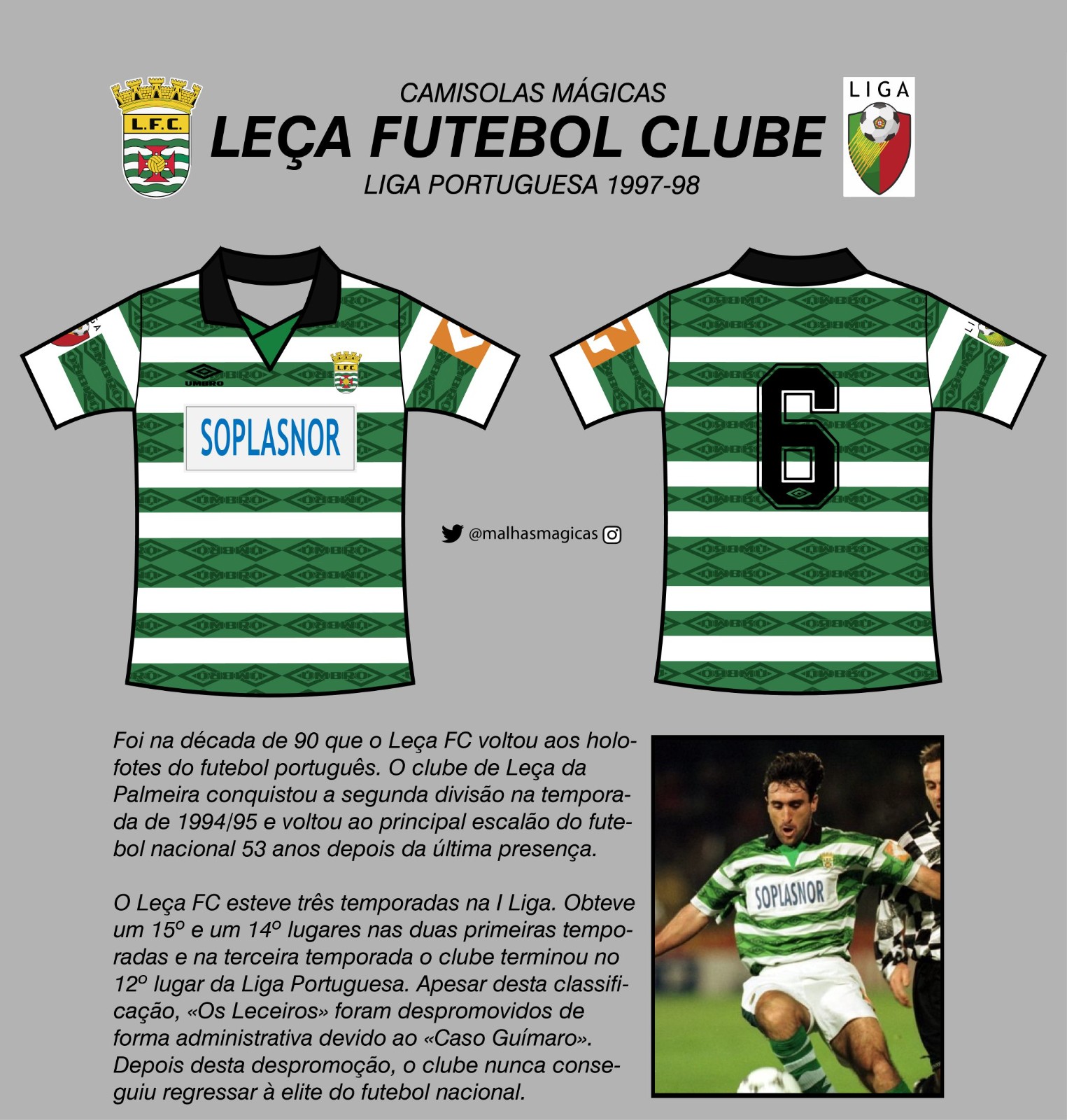Leça FC 1997-98 Home Kit