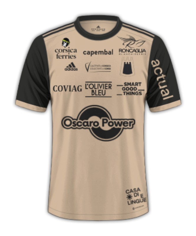 SC Bastia 2023-24 Third Kit