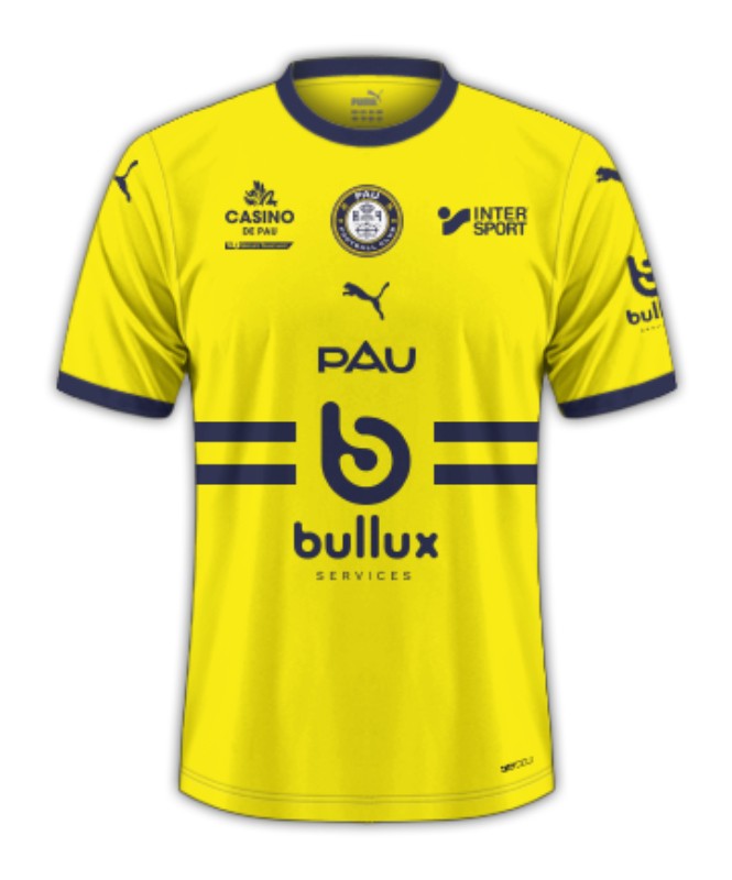 Pau FC 2023-24 Home Kit