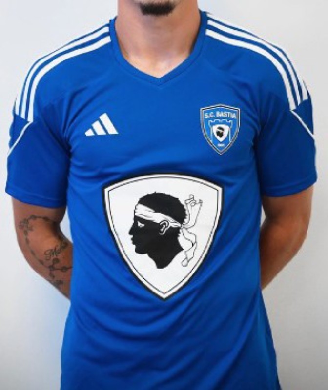SC Bastia 2023-24 Pre-Season Home Kit