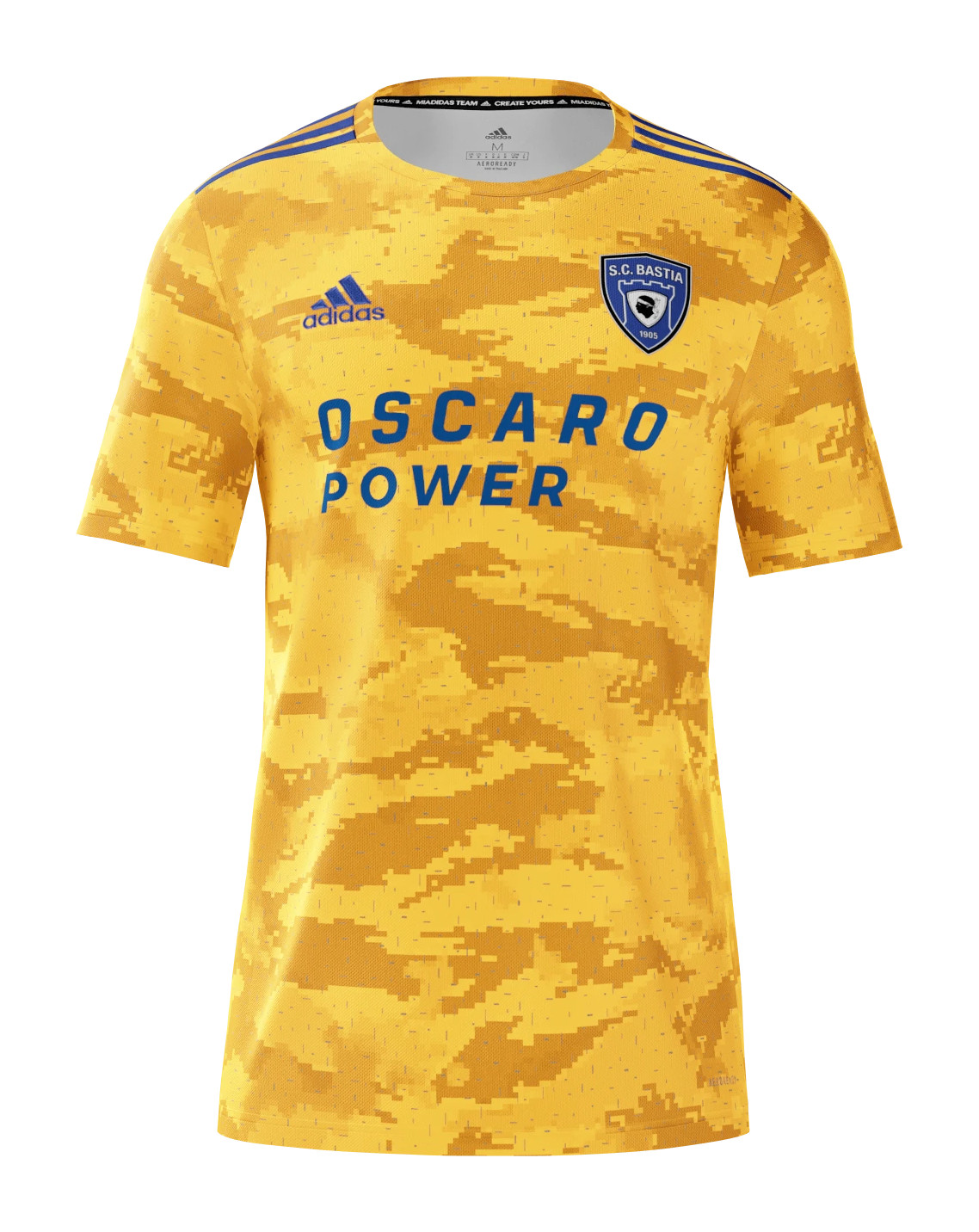 SC Bastia 2021-22 Third Kit