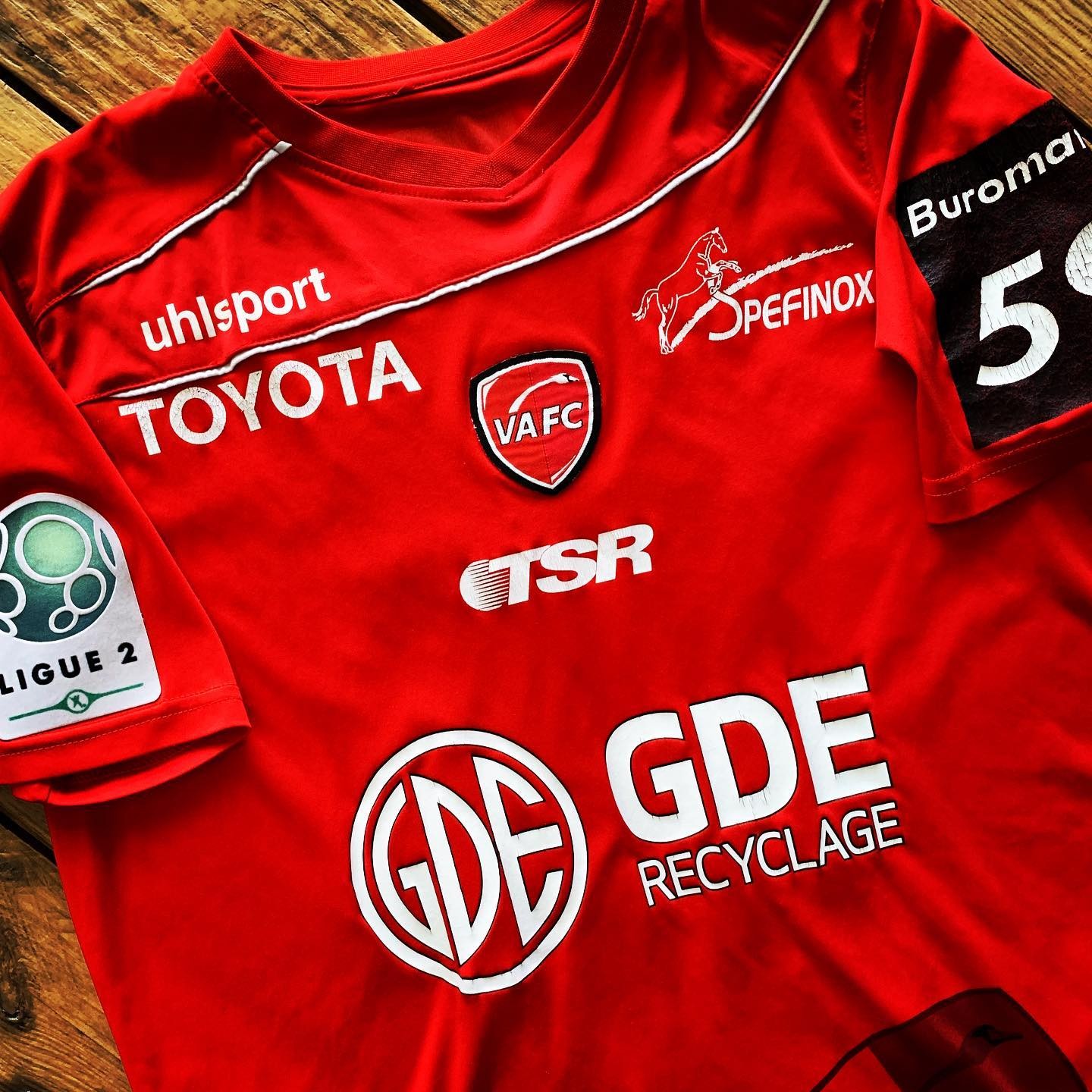Valenciennes 2015-16 Home Kit