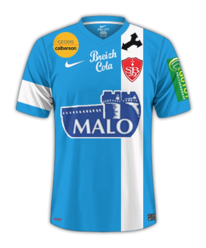 Stade Brestois 2013-14 Away V2 Kit