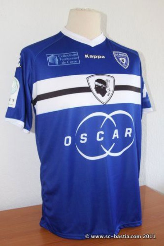 SC Bastia 2011-12 Home Kit