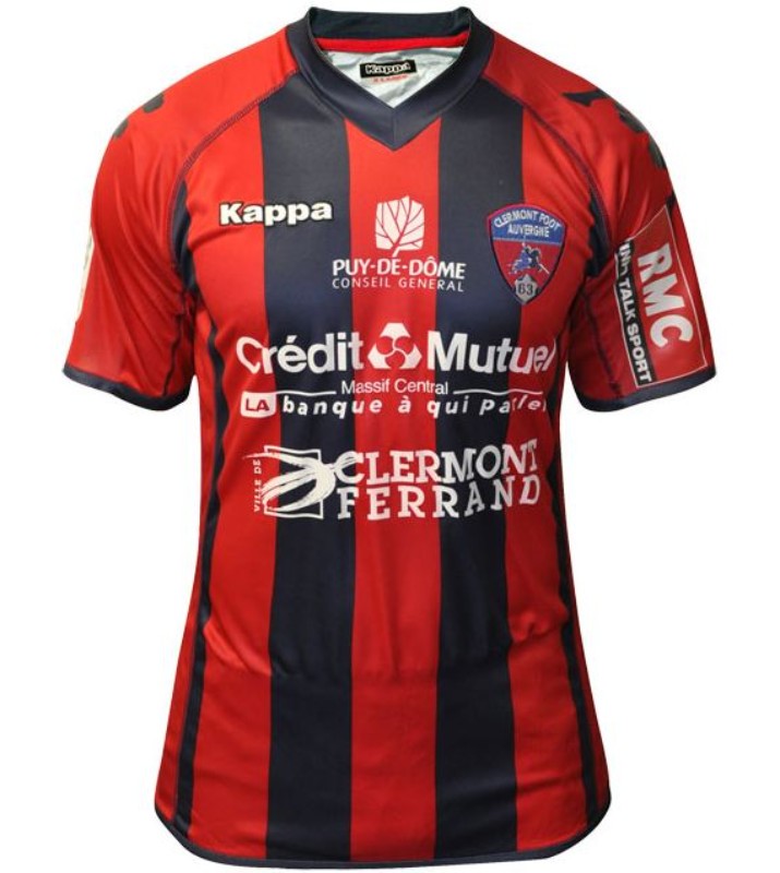Clermont Foot Auvergne 63 2010-11 Home Kit