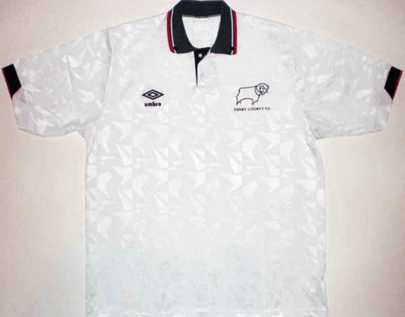 Derby County 1989-90 Home Kit