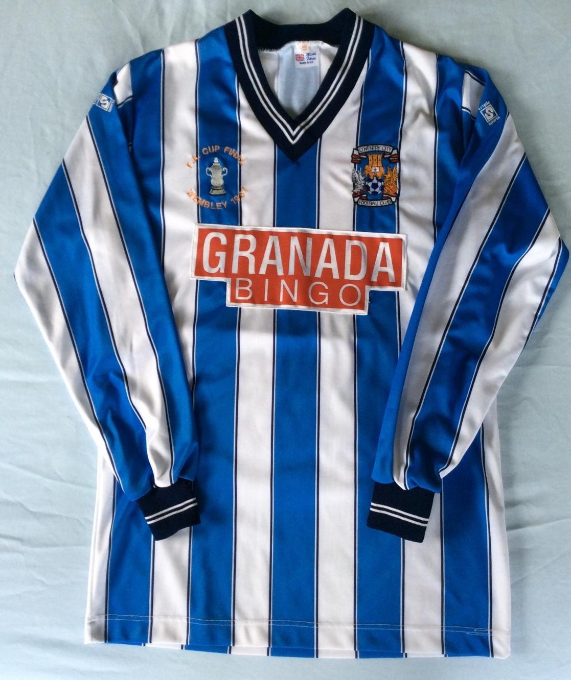 Coventry City 1986-87 FA Cup Final Kit