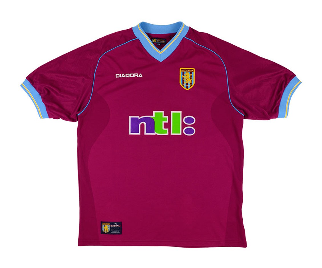 Aston Villa 2001-02 Home Kit