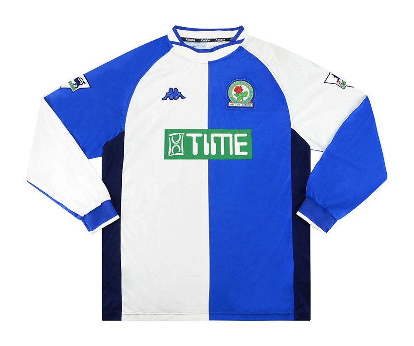 Blackburn Rovers 2001-02 Home Kit