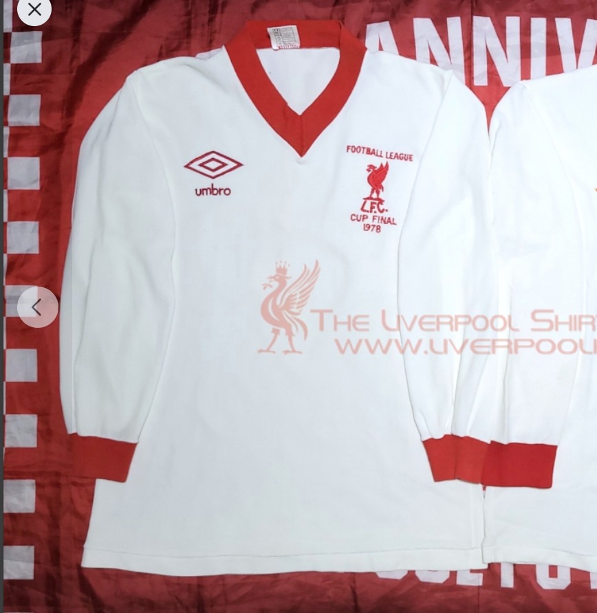 Liverpool FC 1977-78 EFL Cup Final Kit