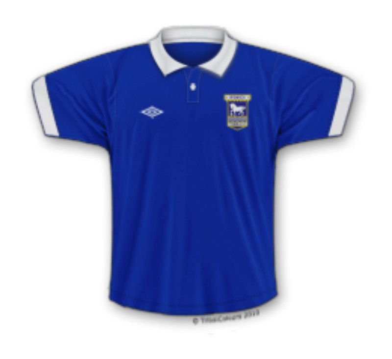 Ipswich Town 1976-77 Home Kit