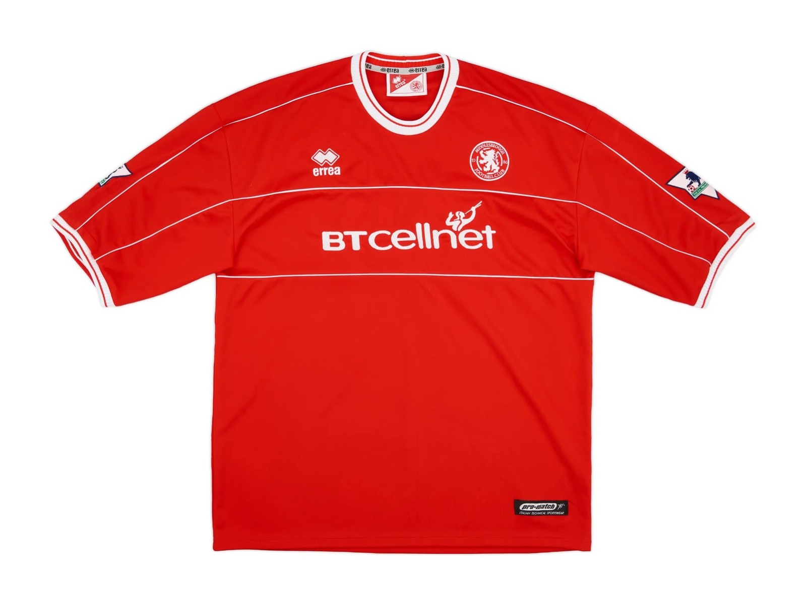 Middlesbrough 2001-02 Home Kit