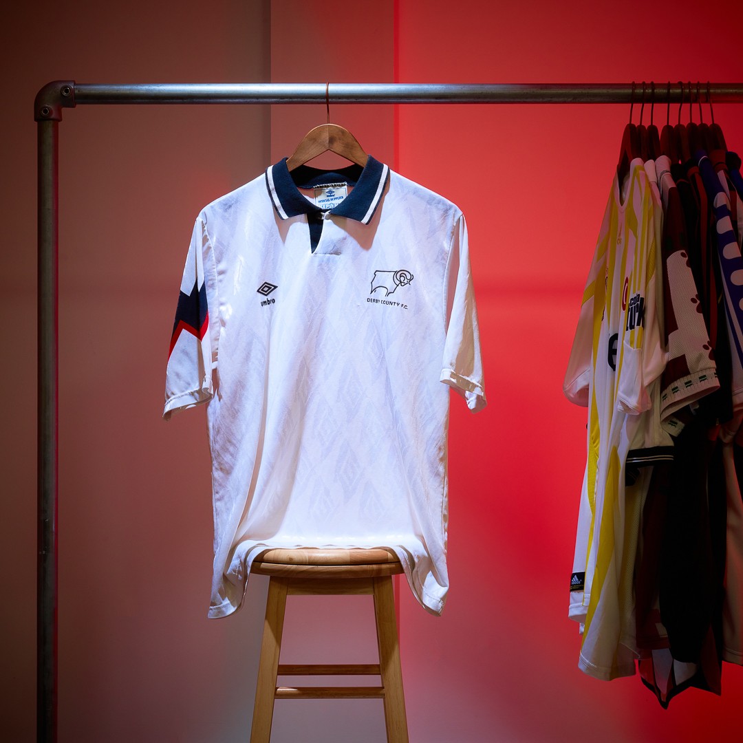 Derby County 1991-92 Home Kit