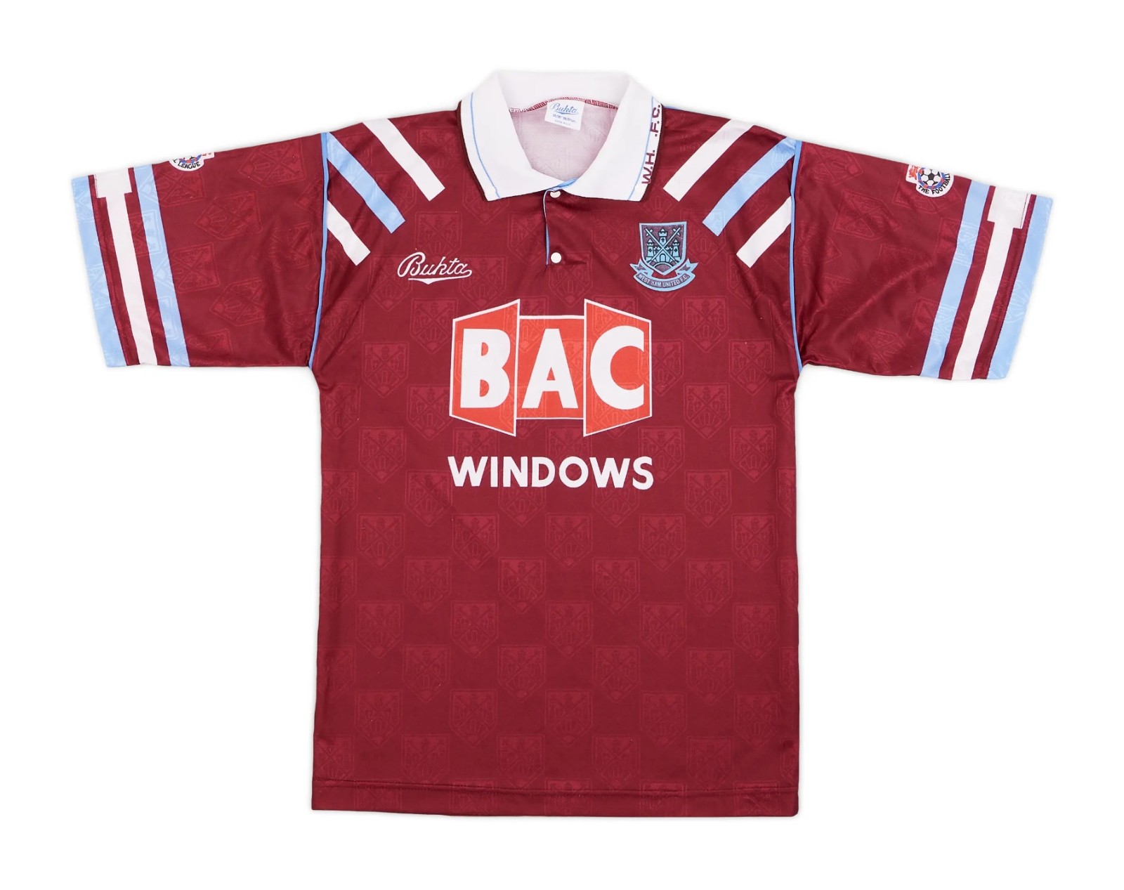West Ham United 1991-92 Home Kit