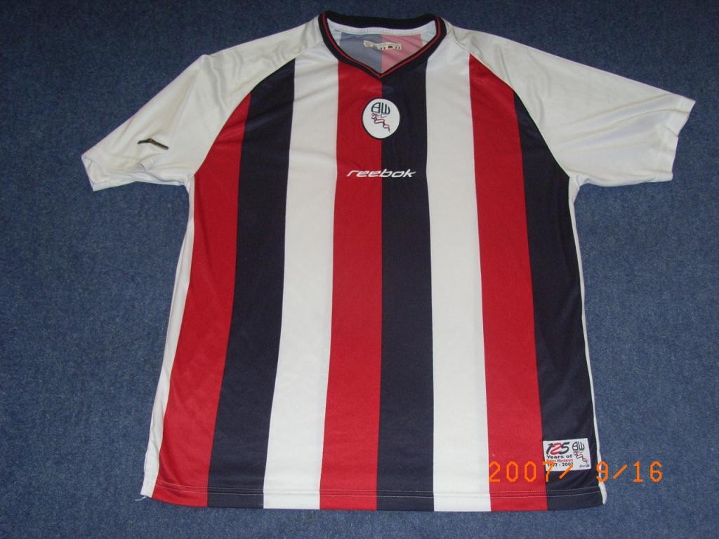 Bolton Wanderers 2002-03 Anniversary Kit
