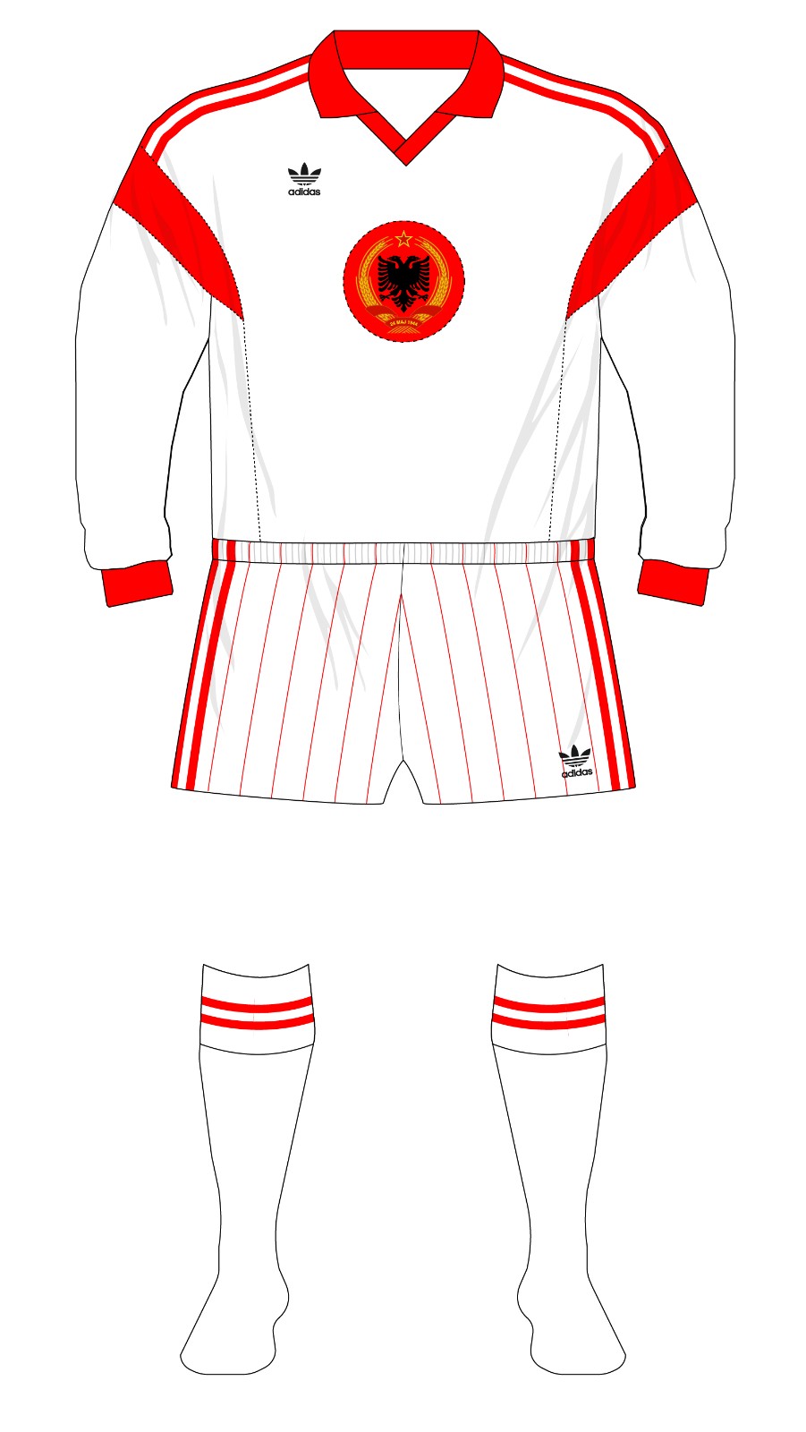 Albania 1989 Away Kit