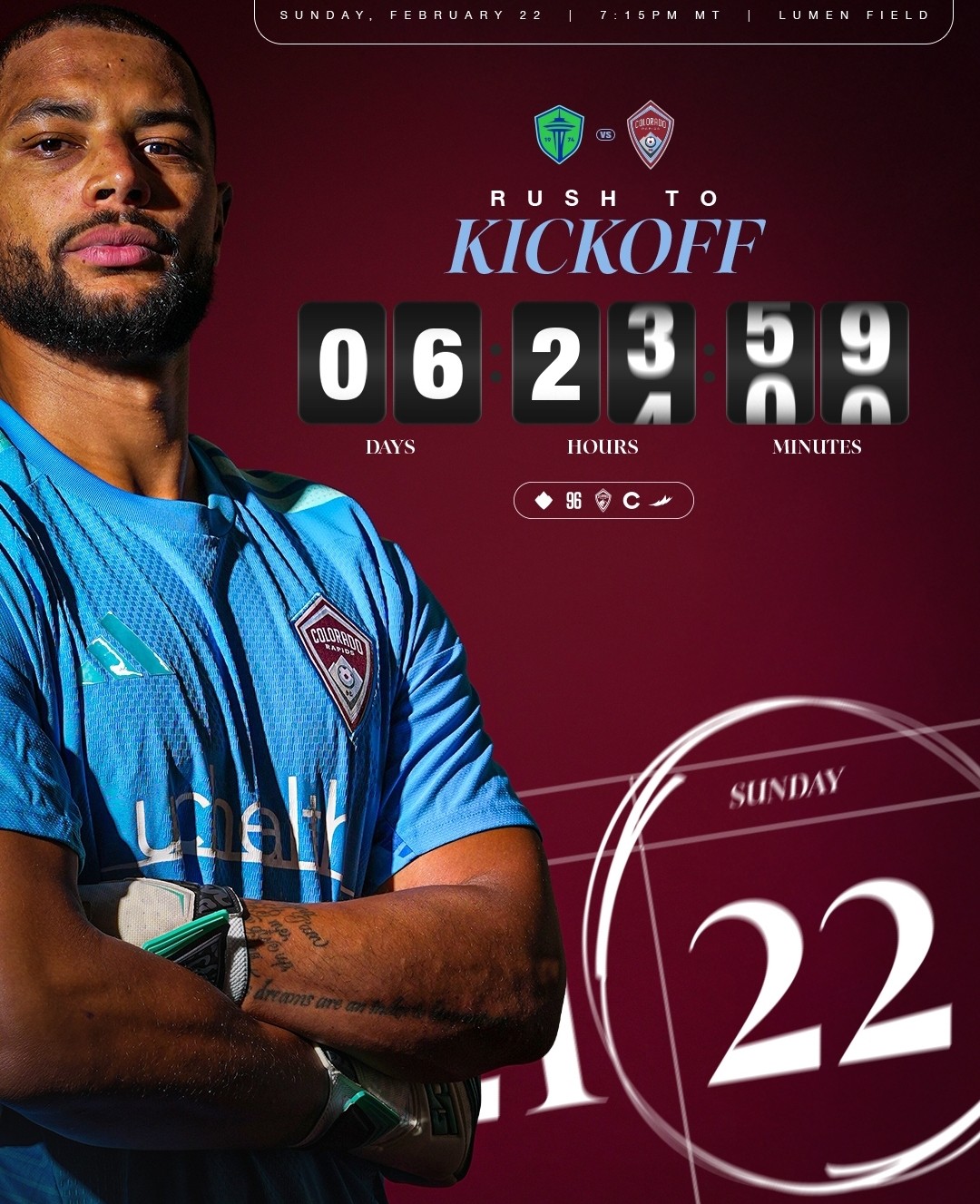 Colorado Rapids 2026 GK 1 Kit