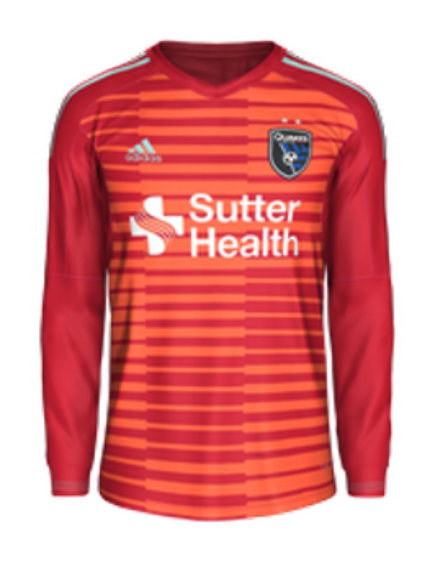 San Jose Earthquakes 2018 GK 1 Kit