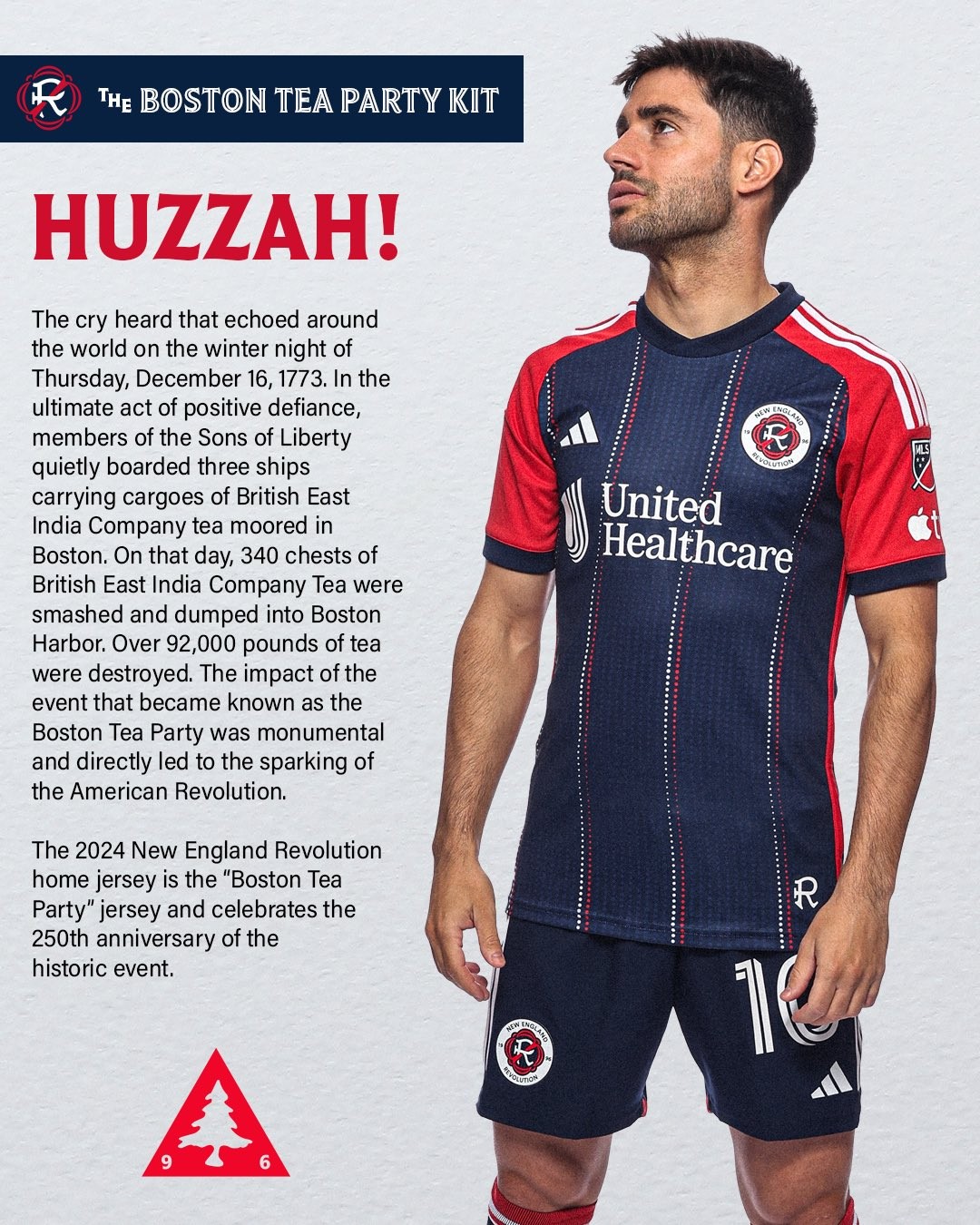 New England Revolution 2024 Home Kit