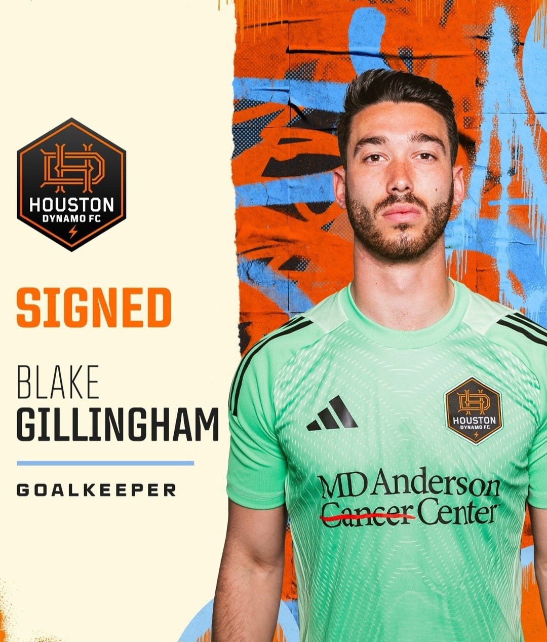 Houston Dynamo 2025 GK Home Kit