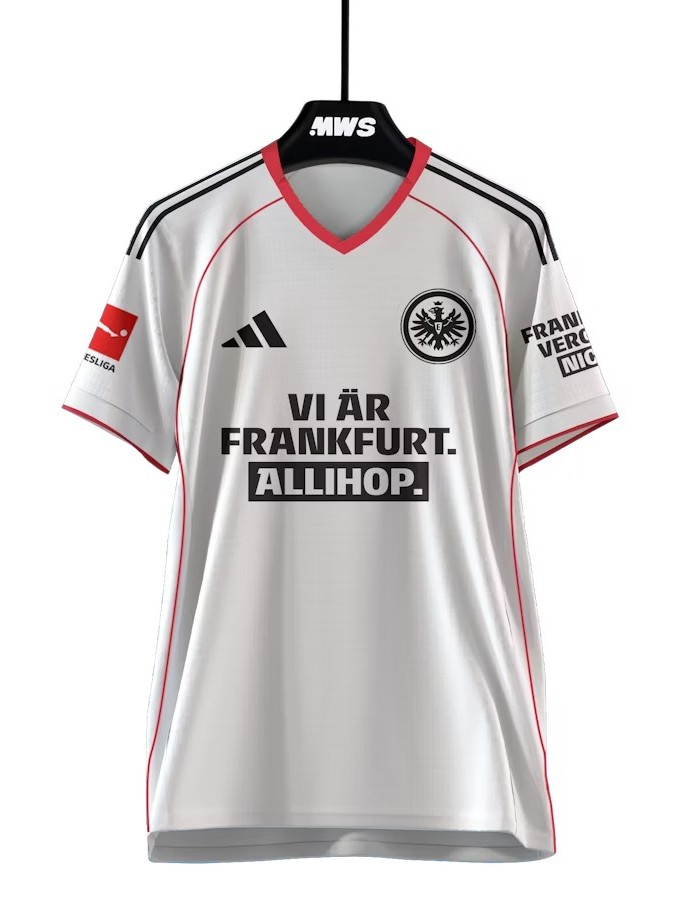 Eintracht Frankfurt 2025-26 Away V7 Kit