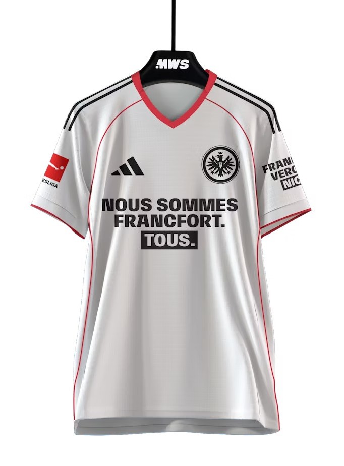 Eintracht Frankfurt 2025-26 Away V8 Kit