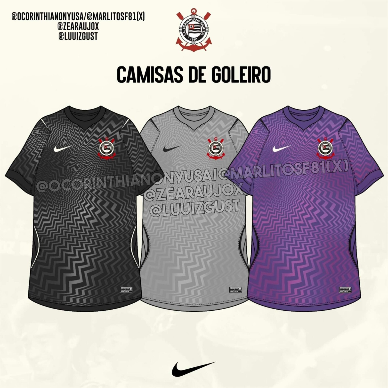 SC Corinthians Paulista 2026 GK 1 Kit