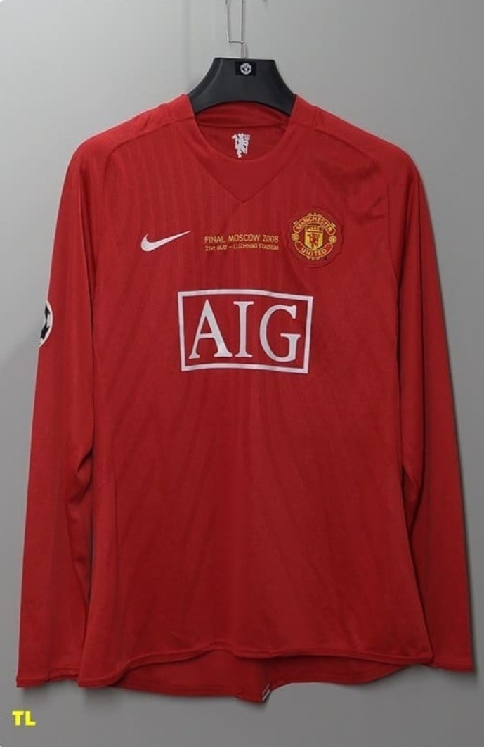 Manchester United 2007-08 Champions League Final Kit