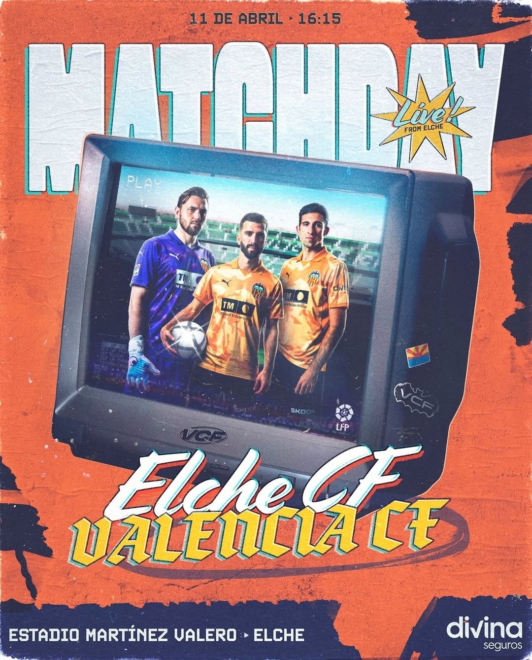 Valencia CF 2025-26 Retro GK Kit