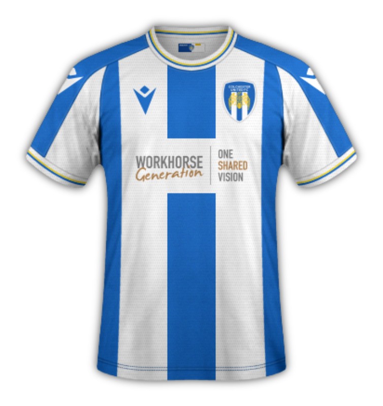 Colchester United 2022-23 Home Kit