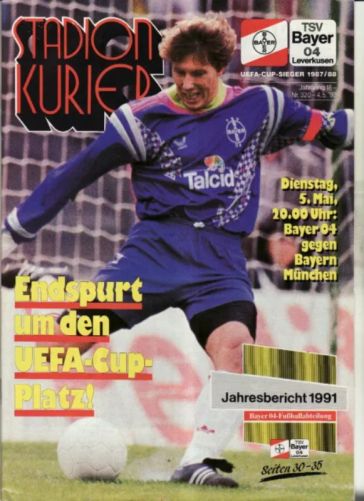 Bayer 04 Leverkusen 1991-92 GK Third Kit