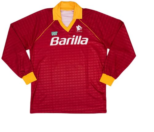 AS Roma 1990-91 Home Kit