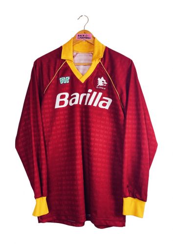 AS Roma 1990-91 Home Kit