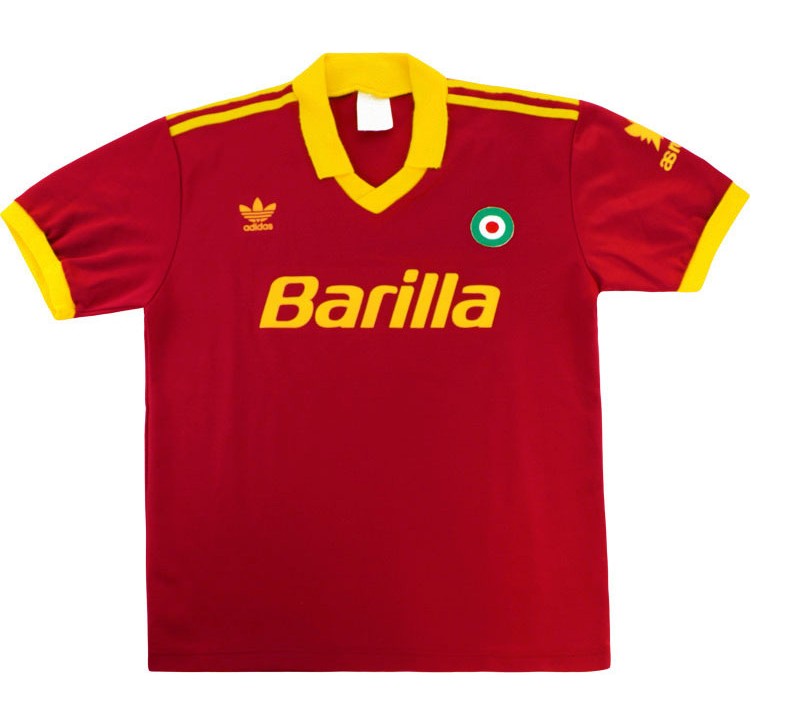 AS Roma 1991-92 Home Kit