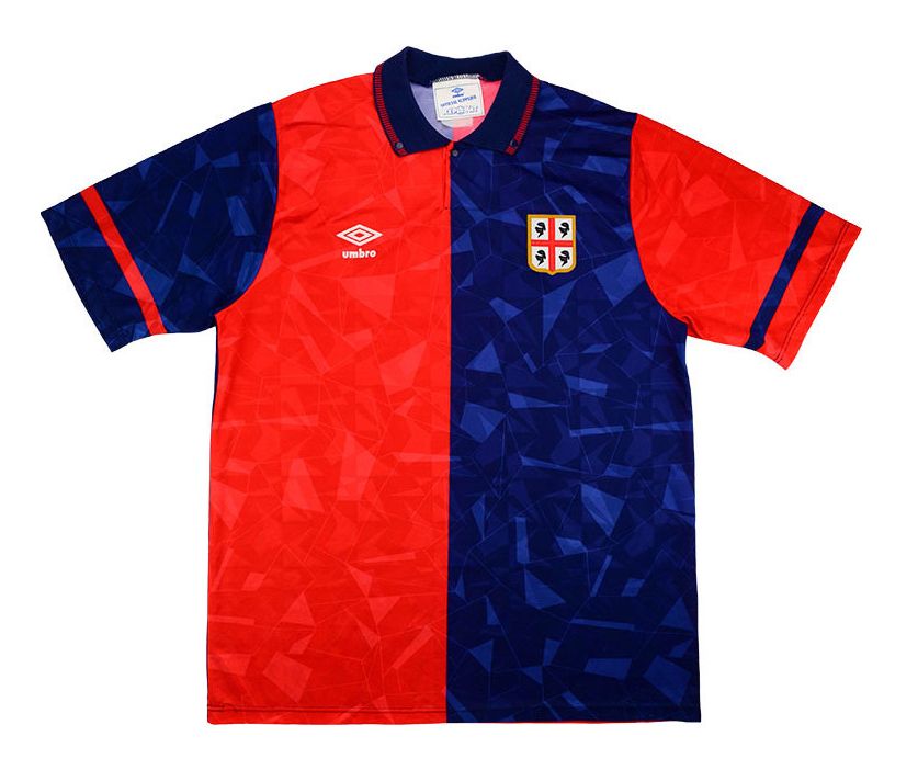 Cagliari Calcio 1990-91 Home Kit