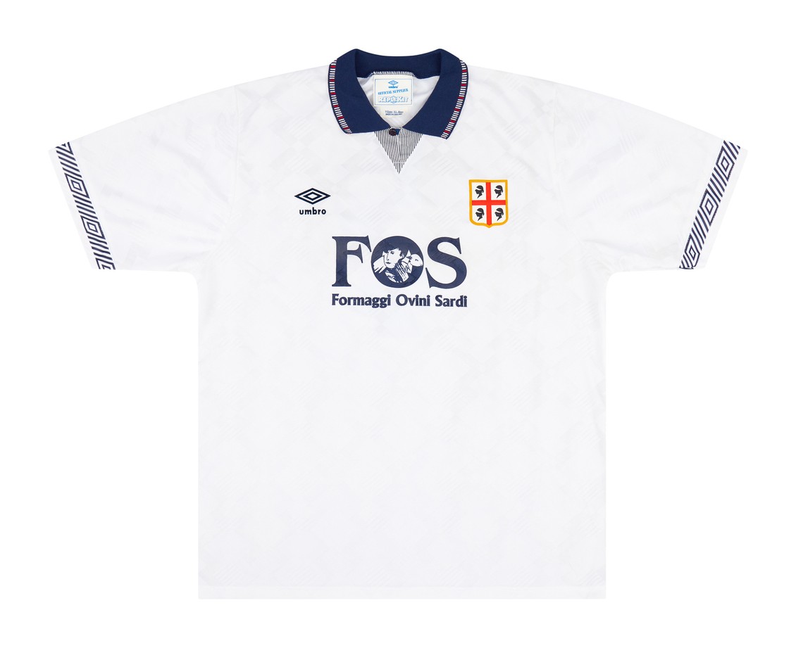 Cagliari Calcio 1990-91 Away Kit