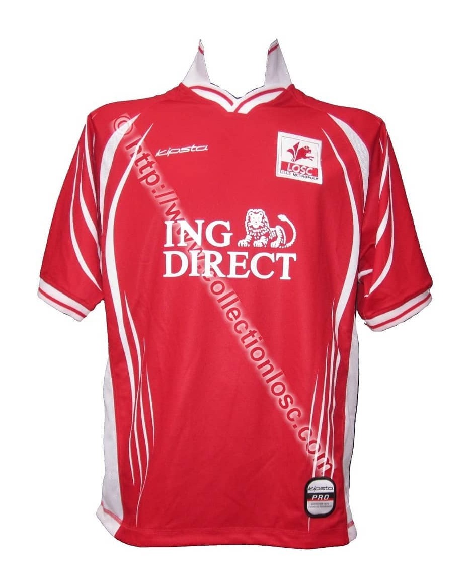 Lille LOSC 2001-02 European Home Kit