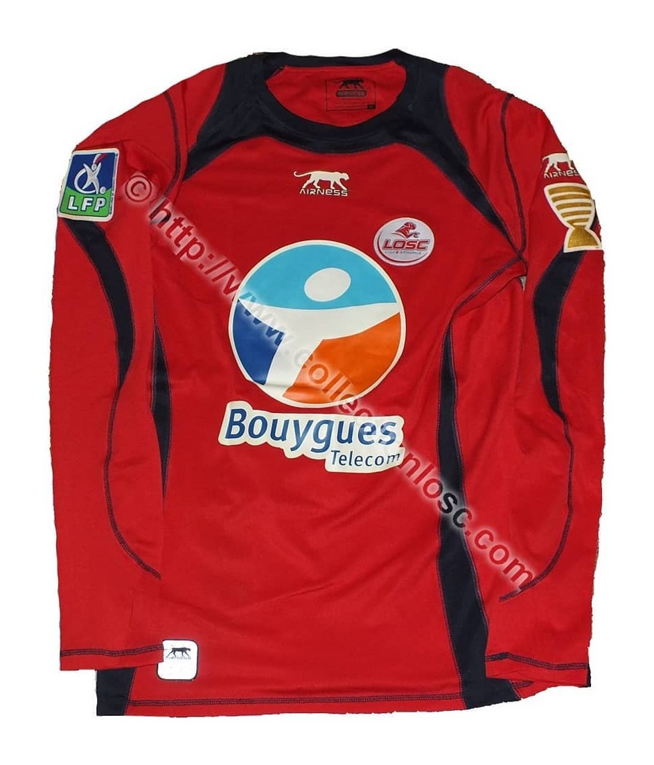 Lille LOSC 2006-07 Coupe de la Ligue Home Kit