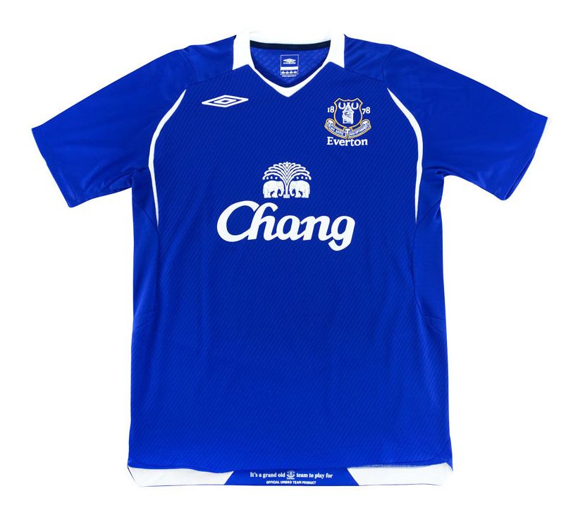 Everton FC 2008-09 Home Kit