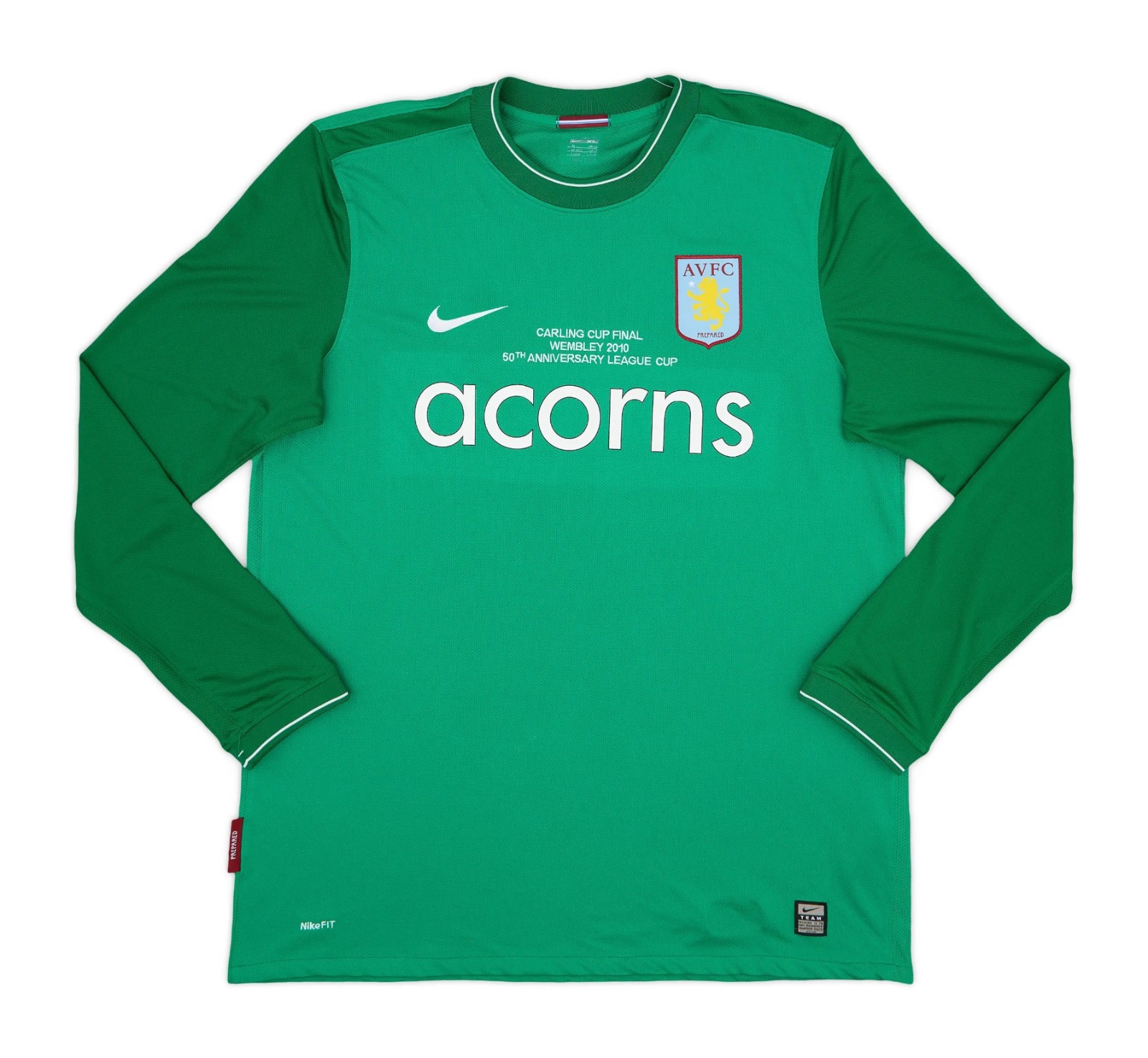 Aston Villa 2009-10 EFL Cup Final GK Kit